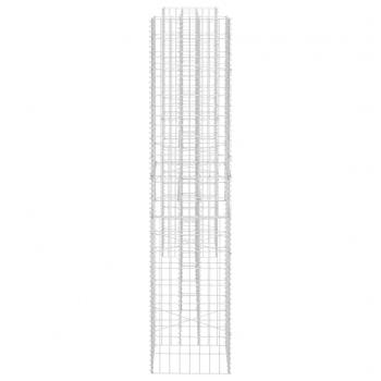 H-förmiger Gabionen-Pflanzkorb Stahldraht 260x40x180 cm  