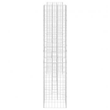 H-förmiger Gabionen-Pflanzkorb Stahldraht 260x40x200 cm   
