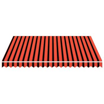 Markisenbespannung Canvas Orange & Braun 300x250 cm