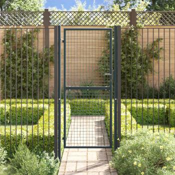 Mesh-Gartentor Verzinkter Stahl 100 x 250 cm Grau