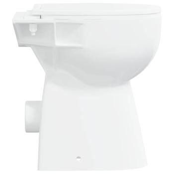 Hohe Spülrandlose Toilette Soft-Close 7 cm Höher Keramik Weiß 