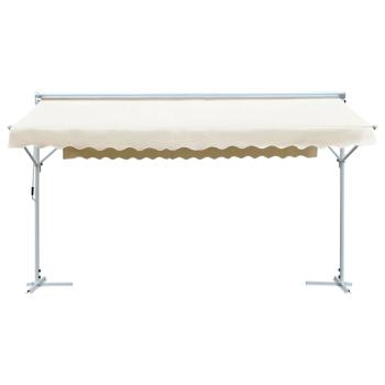 Freistehende Markise 500x300 cm Creme