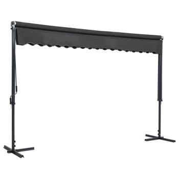Freistehende Markise 400x300 cm Anthrazit 