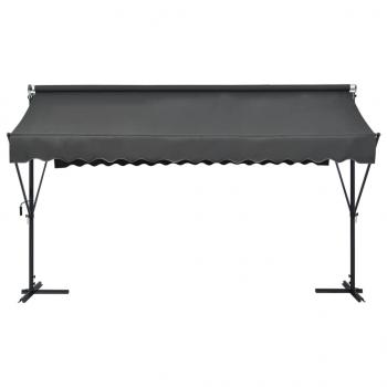 Freistehende Markise 400x300 cm Anthrazit 