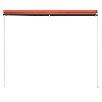 Einziehbare Markise 250×150 cm Orange und Braun