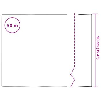 Fensterfolie Matt Streifen-Design 0,9x50 m PVC