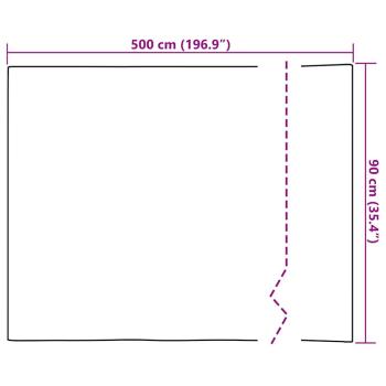 Möbelfolie Selbstklebend Dunkles Holz 500x90 cm PVC