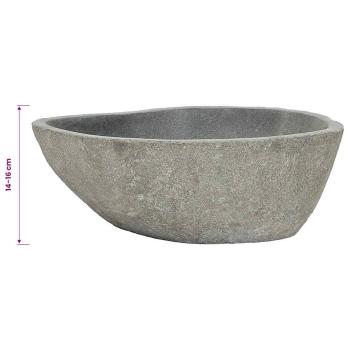 Waschbecken Flussstein Oval (37-46)x(29-36) cm