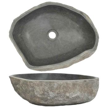 Waschbecken Flussstein Oval (45-53)x(34-41) cm  