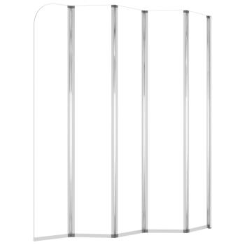 Duschabtrennung 120x140 cm Hartglas Transparent