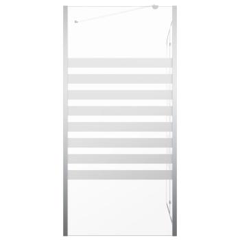 Duschabtrennung 120x68x130 cm Hartglas Gestreift