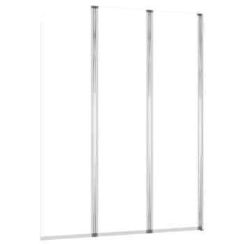 Duschabtrennungen 2 Stk. 104x130 cm Hartglas Transparent