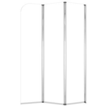 Duschabtrennungen 2 Stk. 104x130 cm Hartglas Transparent