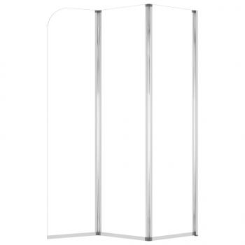 Duschabtrennungen 2 Stk. 104x130 cm Hartglas Transparent