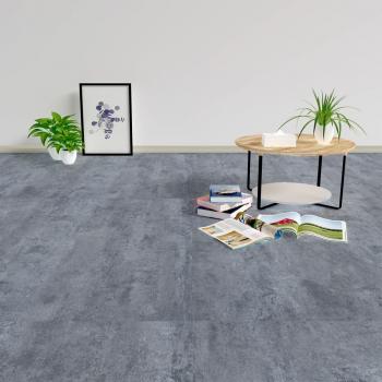 ARDEBO.de - PVC-Fliesen Selbstklebend 5,11 m² Grau Marmor-Optik