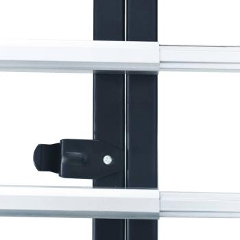 Transportwagen Klappbar 150 kg Aluminium Silbern  