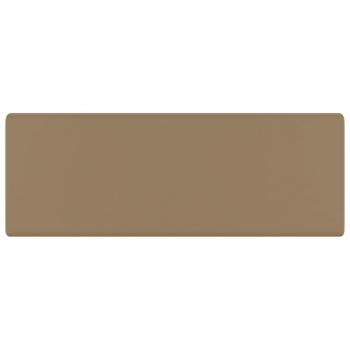 Luxus-Waschbecken Überlauf Quadratisch Matt Creme 41x41 cm