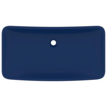 Luxus-Waschbecken Rechteckig Matt Dunkelblau 71x38 cm Keramik