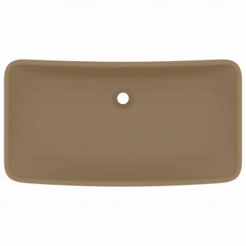 Luxus-Waschbecken Rechteckig Matt Creme 71x38 cm Keramik