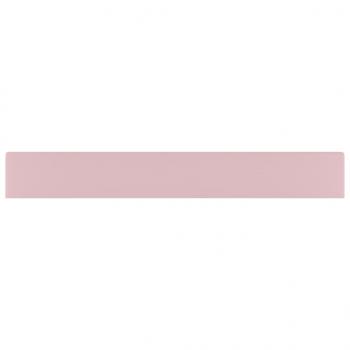 Luxus-Waschbecken mit Hahnloch Matt-Rosa 60x46 cm Keramik 