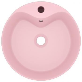 Luxus-Waschbecken mit Überlauf Matt Rosa 36x13 cm Keramik
