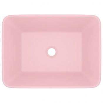 Luxus-Waschbecken Matt Rosa 41x30x12 cm Keramik