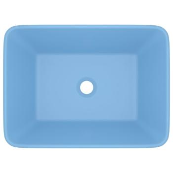 Luxus-Waschbecken Matt Hellblau 41x30x12 cm Keramik