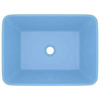 Luxus-Waschbecken Matt Hellblau 41x30x12 cm Keramik
