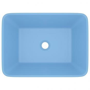 Luxus-Waschbecken Matt Hellblau 41x30x12 cm Keramik
