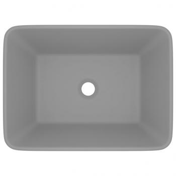 Luxus-Waschbecken Matt Hellgrau 41x30x12 cm Keramik