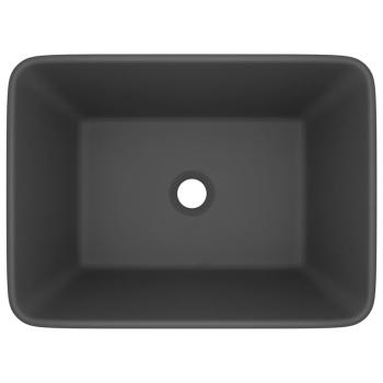 Luxus-Waschbecken Matt Dunkelgrau 41x30x12 cm Keramik