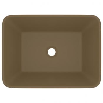 Luxus-Waschbecken Matt Creme 41x30x12 cm Keramik