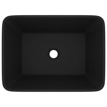 Luxus-Waschbecken Matt Schwarz 41x30x12 cm Keramik