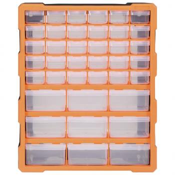 Multi-Schubladen-Organizer mit 39 Schubladen 38x16x47 cm