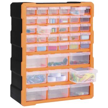 Multi-Schubladen-Organizer mit 39 Schubladen 38x16x47 cm