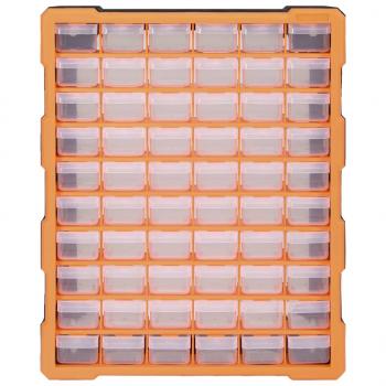 Multi-Schubladen-Organizer mit 60 Schubladen 38x16x47,5 cm 