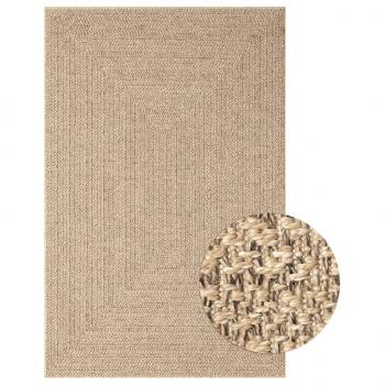ARDEBO.de - Teppich 160x230 cm Jute-Optik Innen und Außen