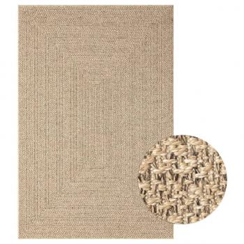 ARDEBO.de - Teppich 140x200 cm Jute-Optik Innen und Außen