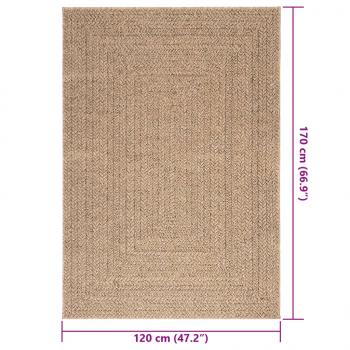 Teppich 120x170 cm Jute-Optik Innen und Außen