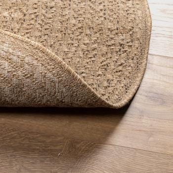 Teppich 120 cm Jute-Optik Innen und Außen