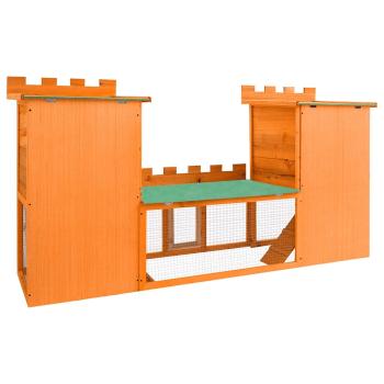 Großer Kaninchenstall Kleintierkäfig Doppelhaus