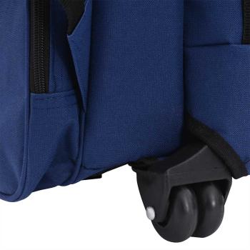 Trolley für Haustiere 3-in-1 Faltbar Blau