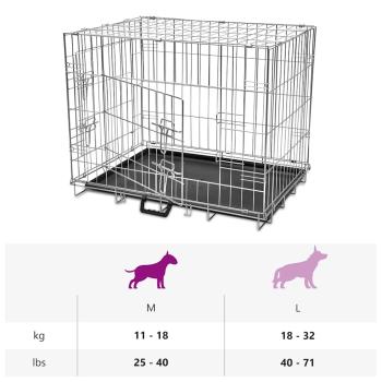 Faltbare Hundebox Metall M  