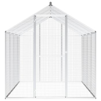 Außenvoliere Aluminium 178x242x192 cm  