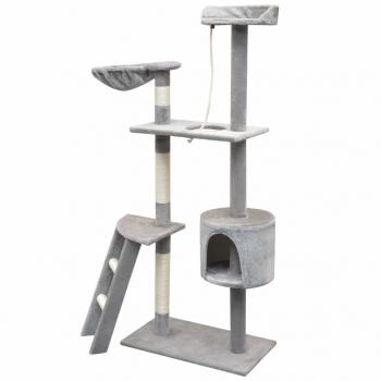 Katzen-Kratzbaum 150 cm Grau