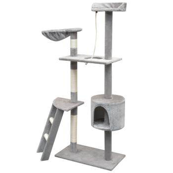 Katzen-Kratzbaum 150 cm Grau