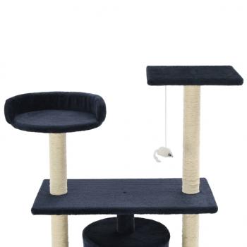Katzen-Kratzbaum Sisal 95 cm Dunkelblau