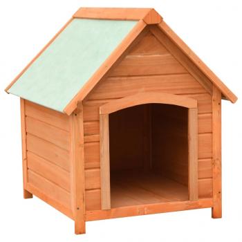 Hundehütte Kiefernholz & Tannenholz Massiv 72x85x82 cm