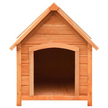 Hundehütte Kiefernholz & Tannenholz Massiv 72x85x82 cm