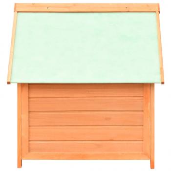 Hundehütte Kiefernholz & Tannenholz Massiv 72x85x82 cm